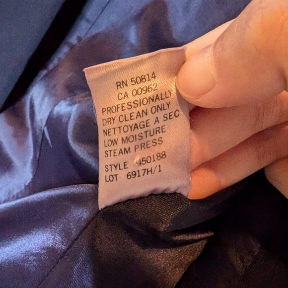 Vintage Tahari Wool Double Breasted Blazer Sz 4 80s - Picture 14 of 16